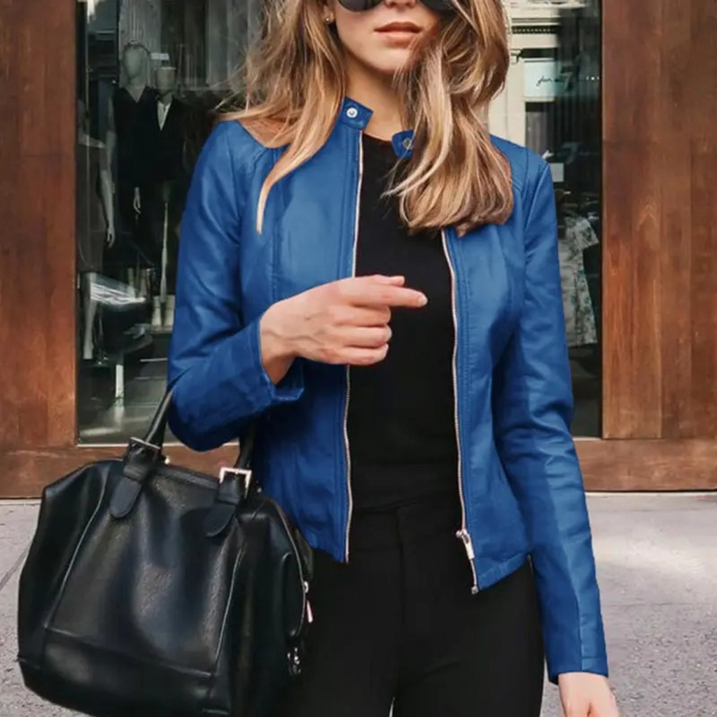 Valenzora - women's leather motorcycle jacket
