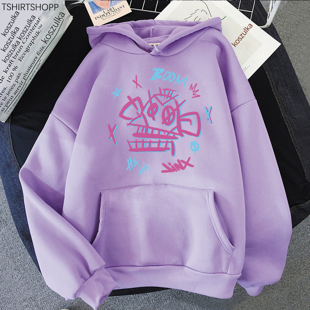 Valenzora | Arcane Hoodie Harajuku Style Jinx and Ekko