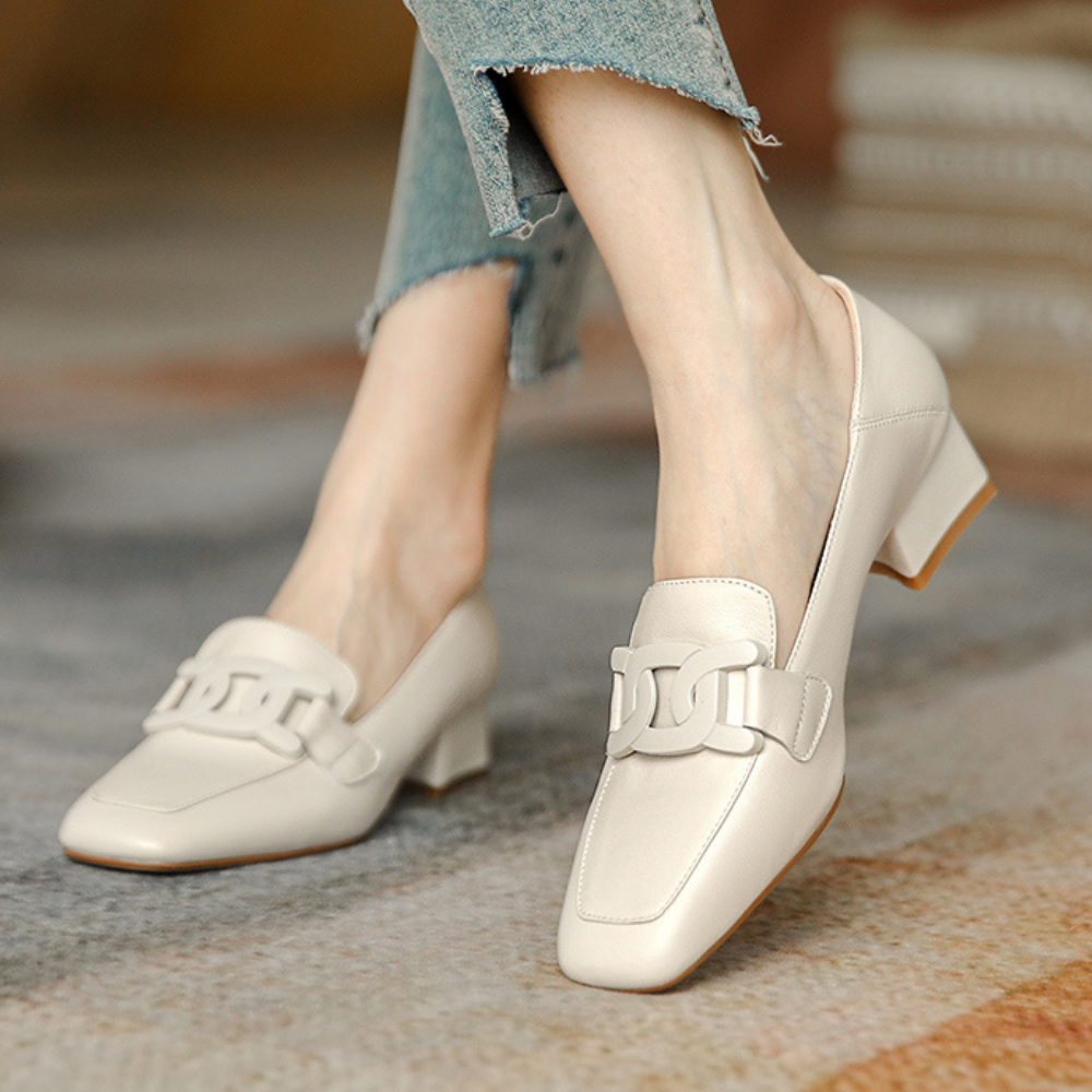 Valenzora | Comfortable shoes with a medium heel and arch support