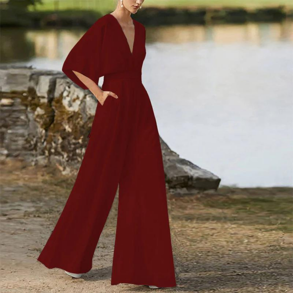 Jumpsuit | Stylish women's jumpsuit with half sleeves