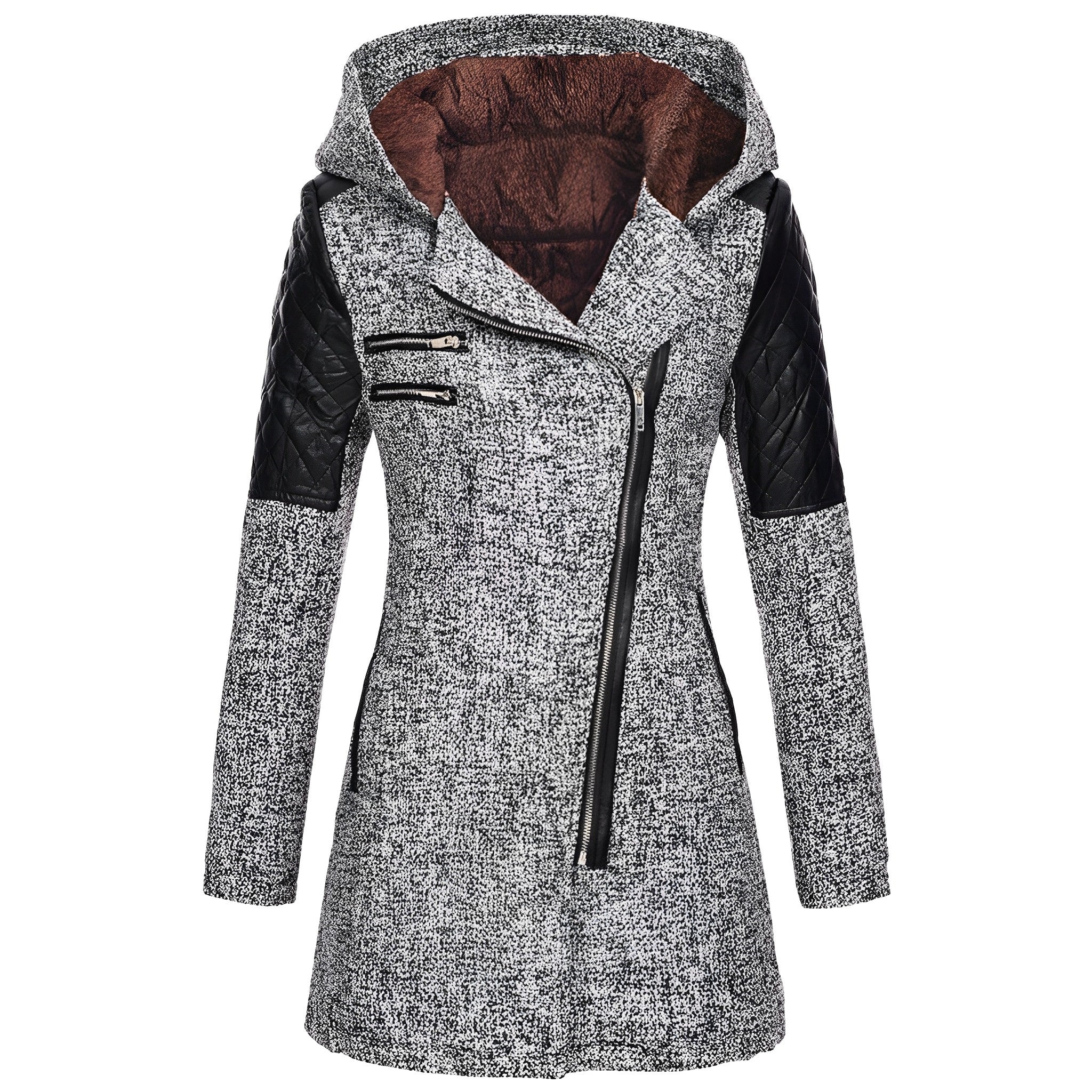 Valenzora | Winter Wool Trench Coat with Hood