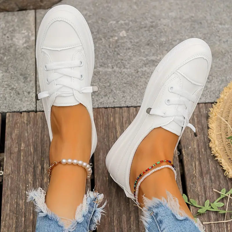 Valenzora | Casual flat shoes with non-slip sole and round toe