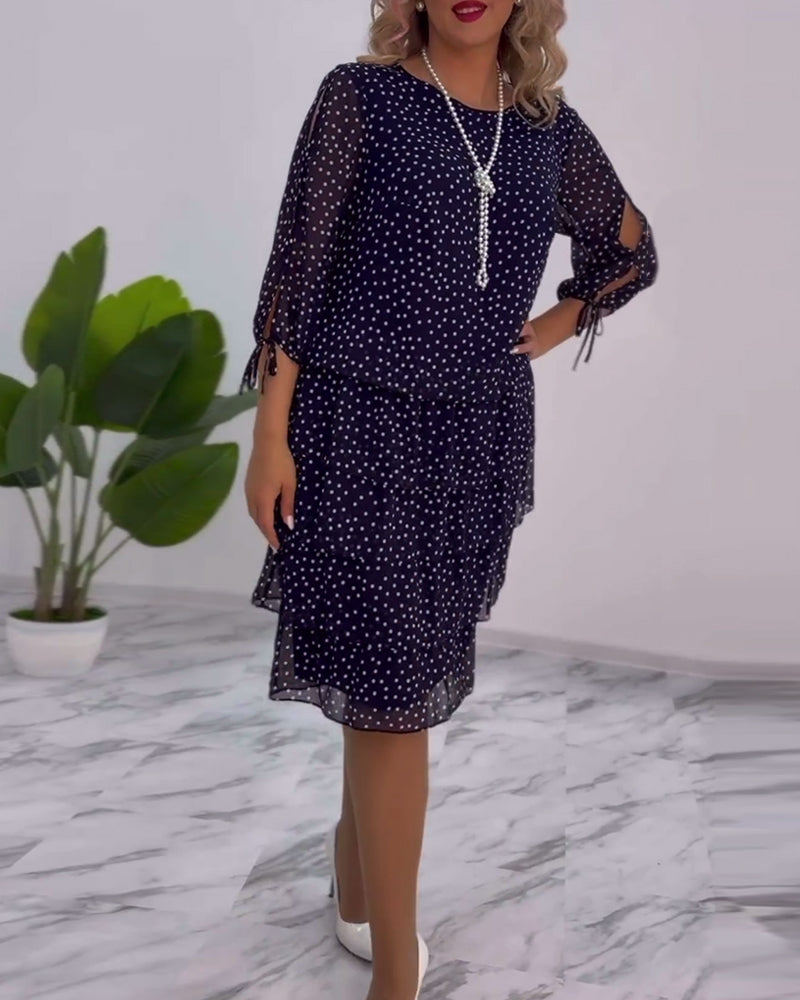 Valenzora | Stylish autumn dress with elegance