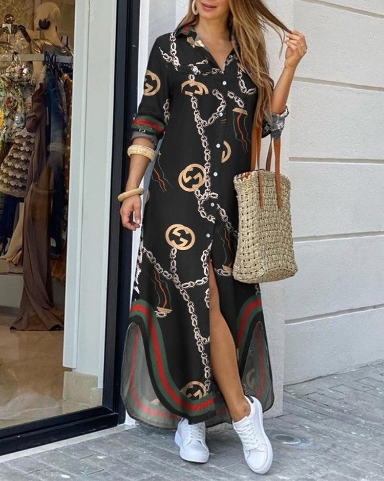 Valenzora | Spring and summer fashion sexy blouse long skirt dress