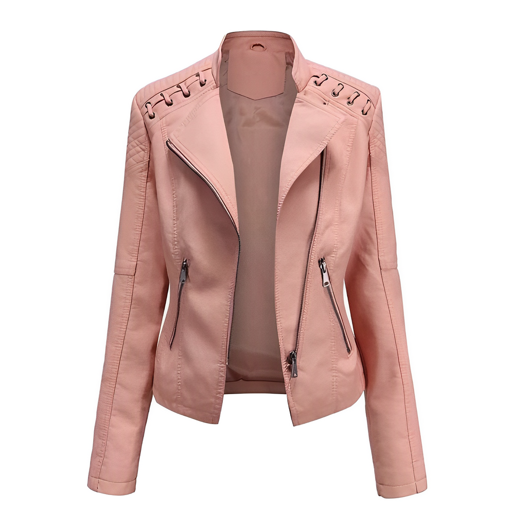 Valenzora Allrounder: Die ElegantAura Lederjacke