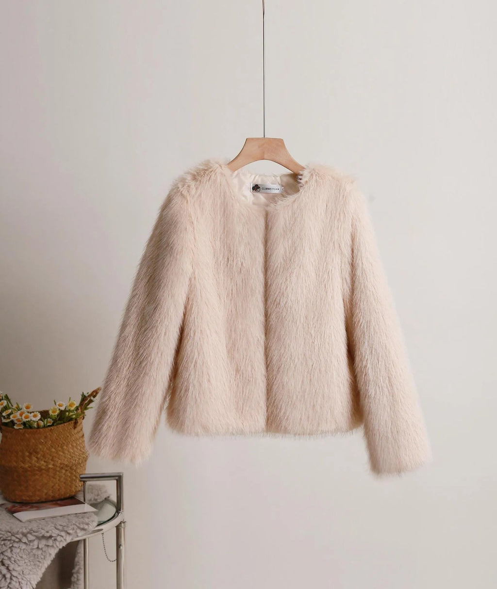 Valenzora | Solid Color Short Coat for Women