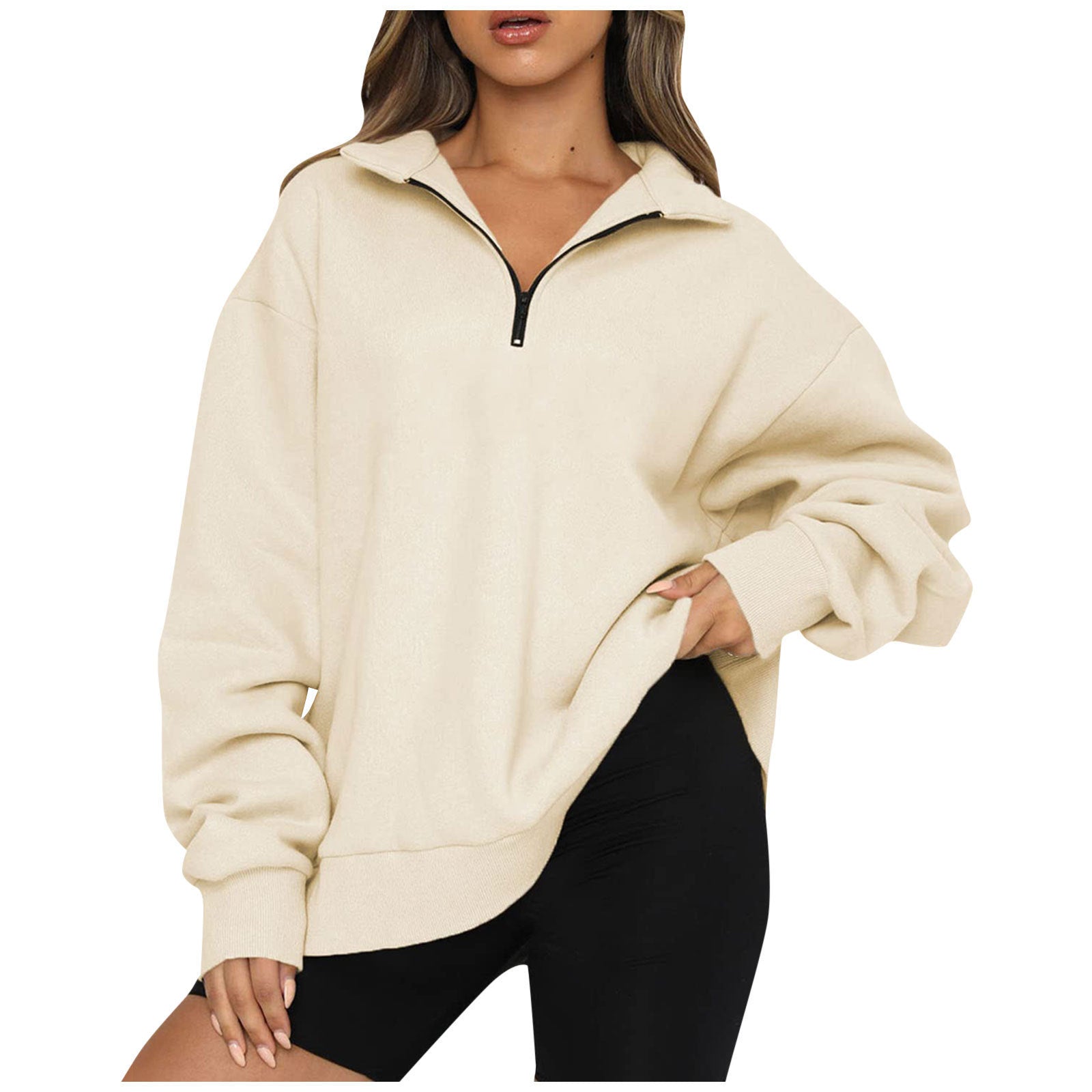 Tatum™ - Damen Sweatshirt mit Kragen