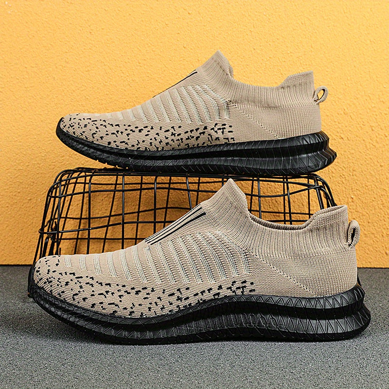 Valenzora | Breathable slip-on sneakers with knit upper