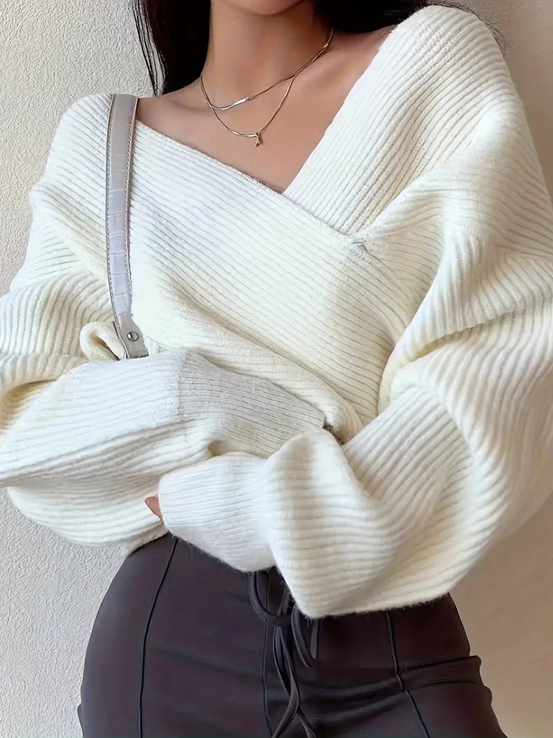 Valenzora – Cardigan mit Kreuzstrickmuster