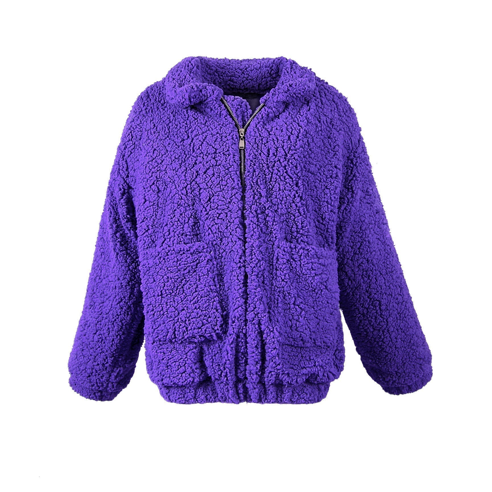 Valenzora | Women's Fleece Sweatshirt with Wide Collar