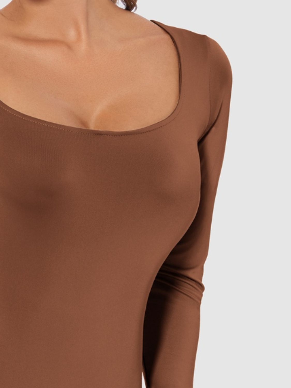 Valenzora | Full Size Crew Long Sleeve Bodysuit