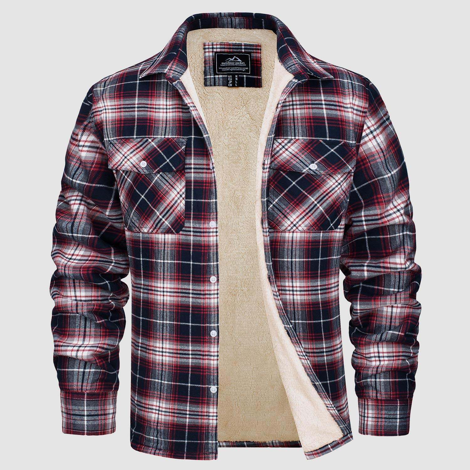 gefütterte Fleecejacke