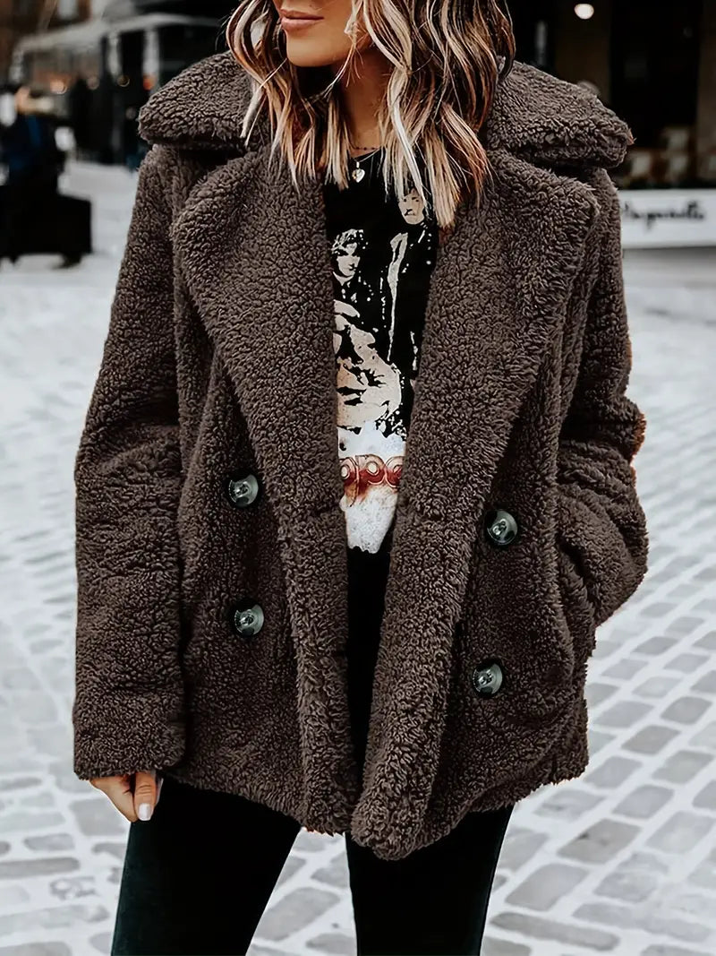 René | Luxury teddy jacket for the cold season