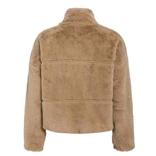 Size plush jacket
