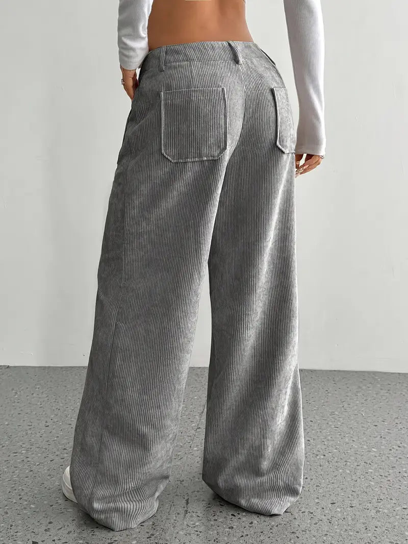 Valenzora | Weite Cordhose für Damen