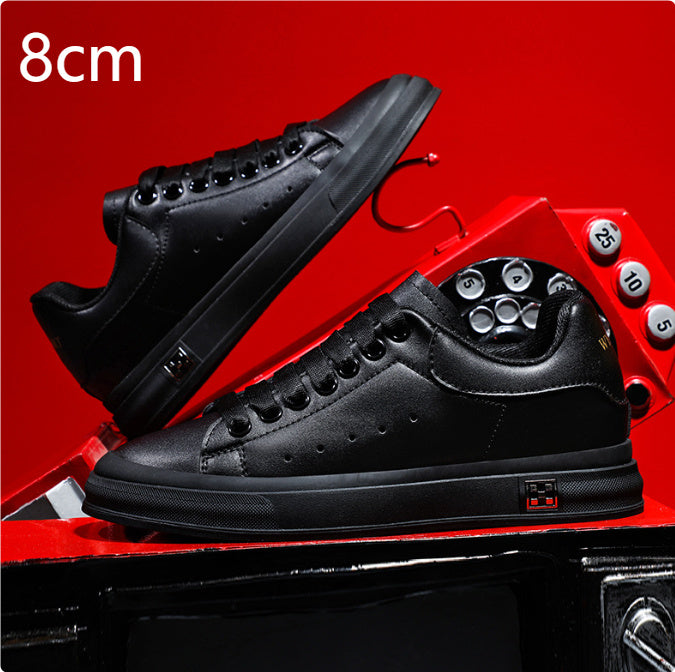 Valenzora | Sneakers with a Heel: Comfortable Casual Shoes with a 6 cm Hidden Heel, Made of Faux Leather, For Everyday & Business