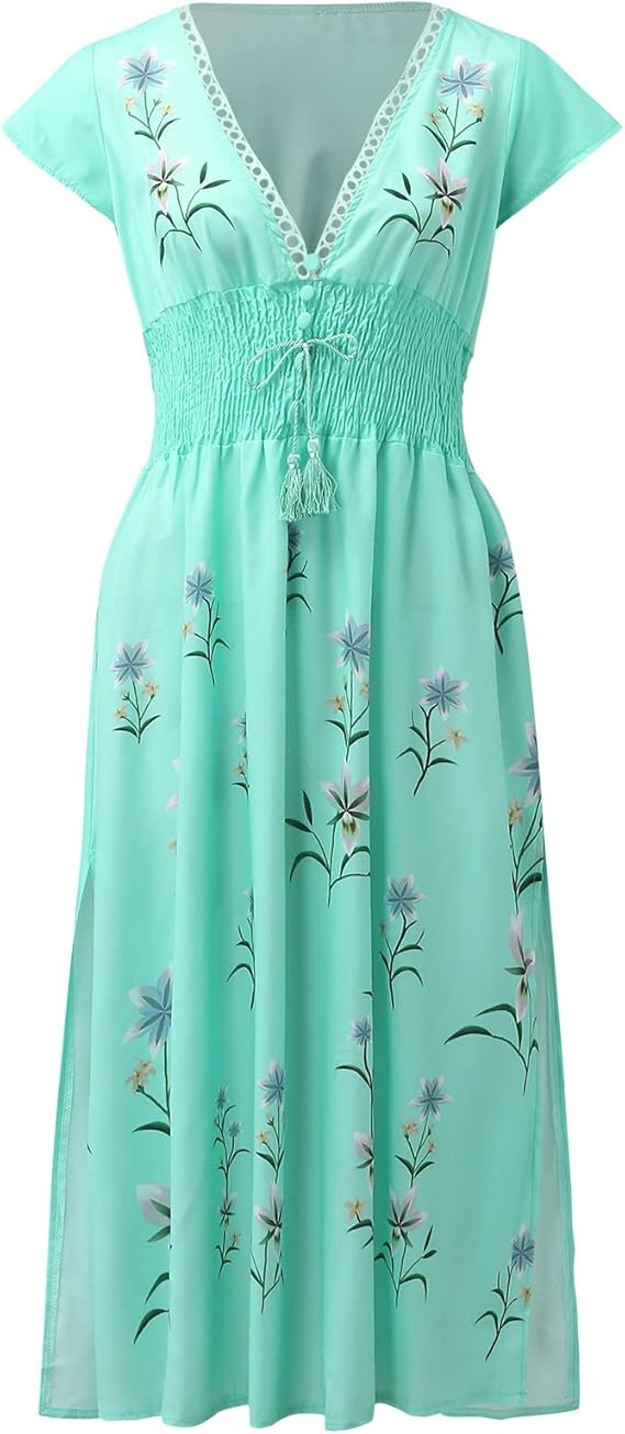 Valenzora | Boho Dress with Embroidery for a Dreamy Summer Look