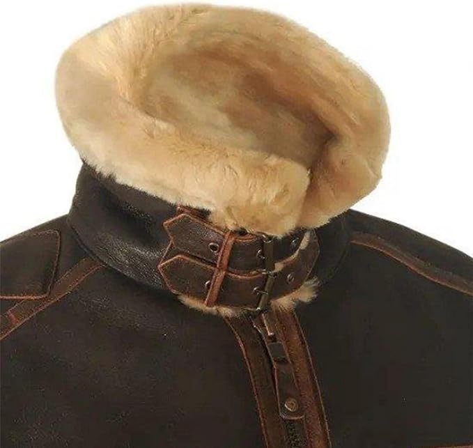 Valenzora | Leather jacket with high collar