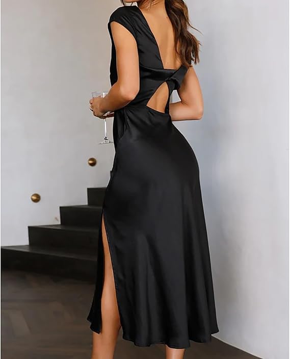 Valenzora - Elegant Slik dress