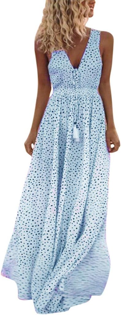 Valenzora | Böhmisches Patchwork-Kleid mit V-Ausschnitt und A-Linie in Tupfen