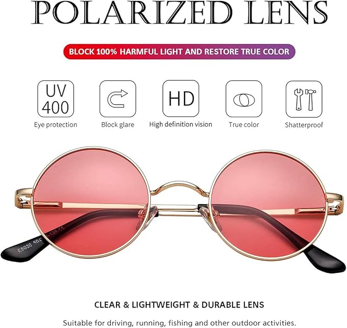 Valenzora | Round Polarized Sunglasses