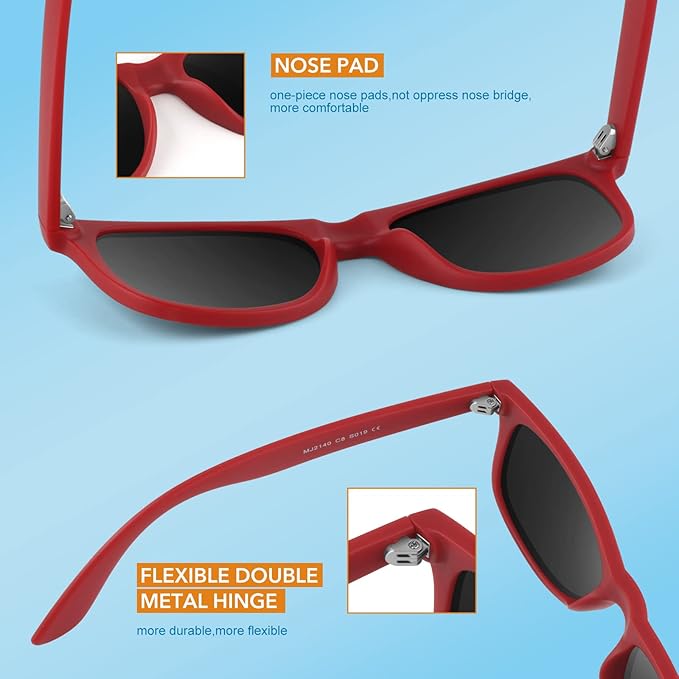 Valenzora | 80s Retro Polarized Sunglasses