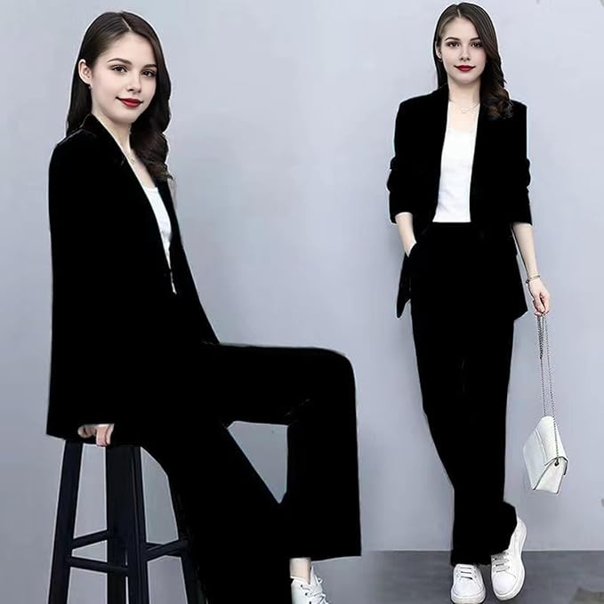 Valenzora | Elegant trouser suit with tailored blazer