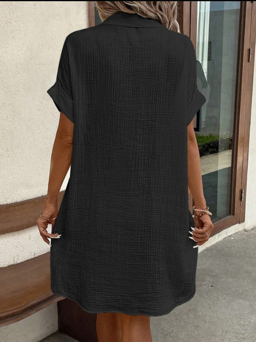 Valenzora | Elegantes Leinenkleid im Freizeit-Stil