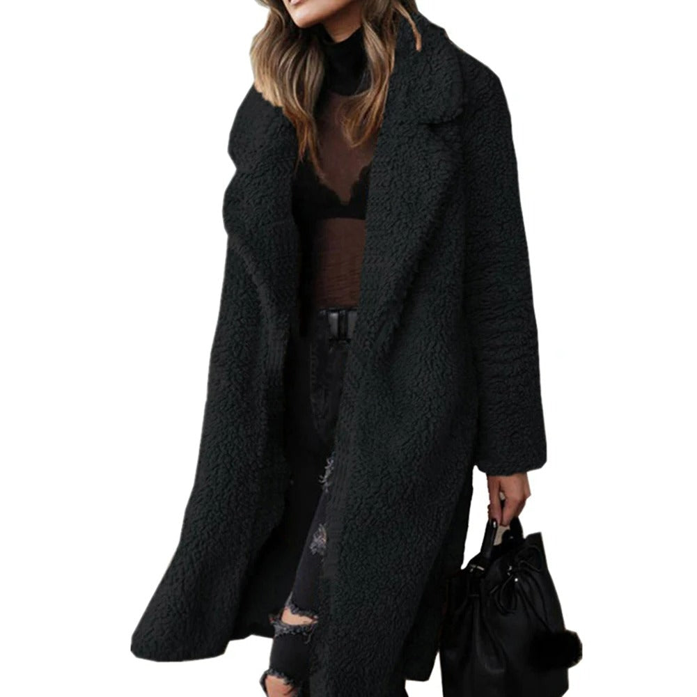 Valenzora | Elegant plush winter jacket for women