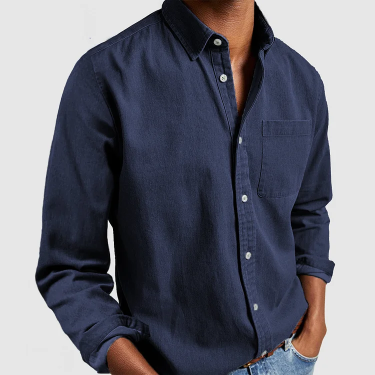 Valenzora | A comfortable long-sleeved shirt with a collar