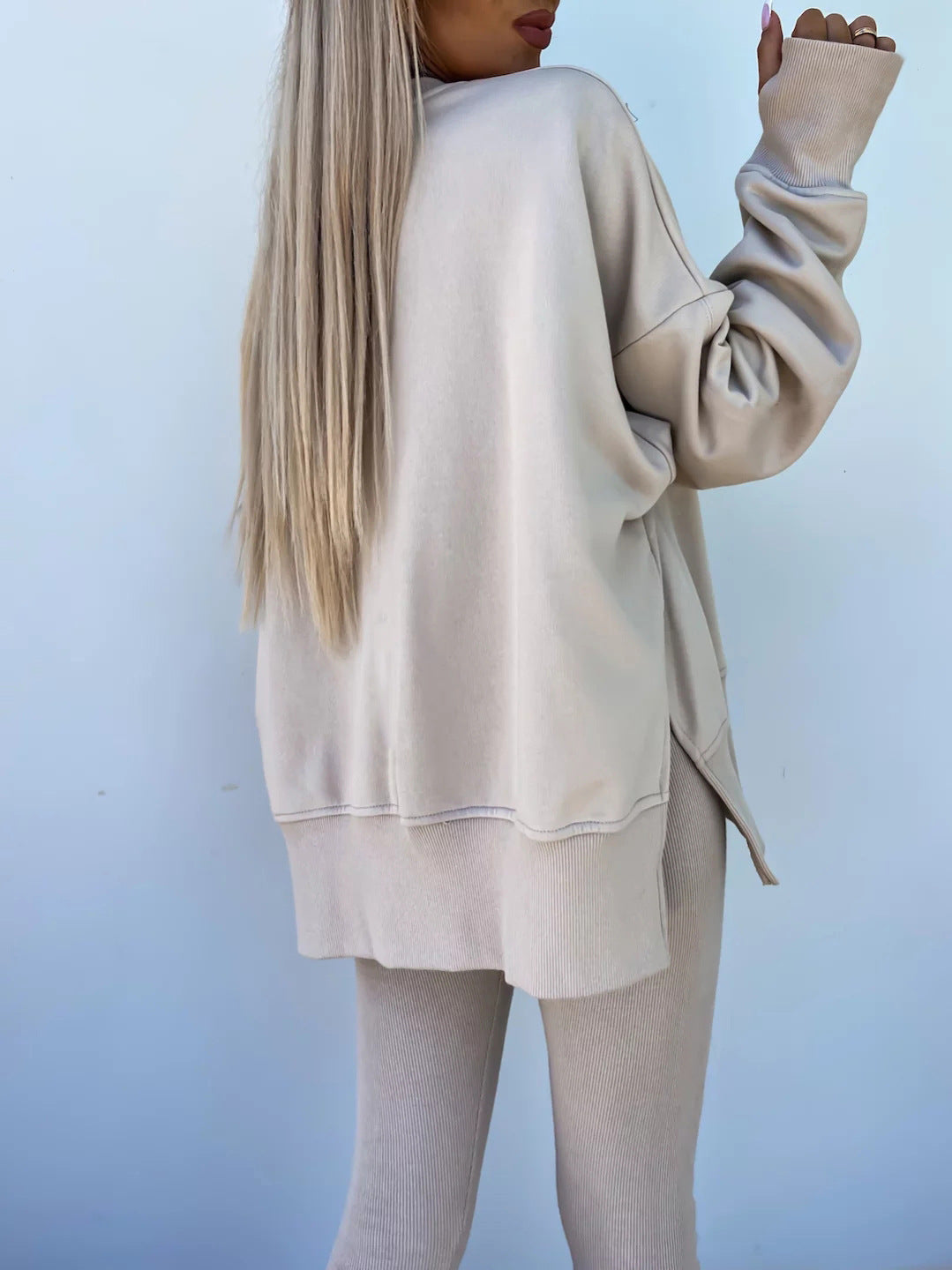 Valenzora | Damen Anzug im Relaxed-Stil mit langen Ärmeln – Winter-Set