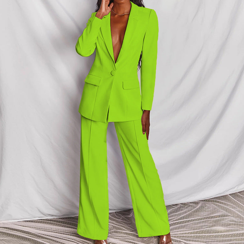 Valenzora | Elegant women's suit with long sleeves and trousers