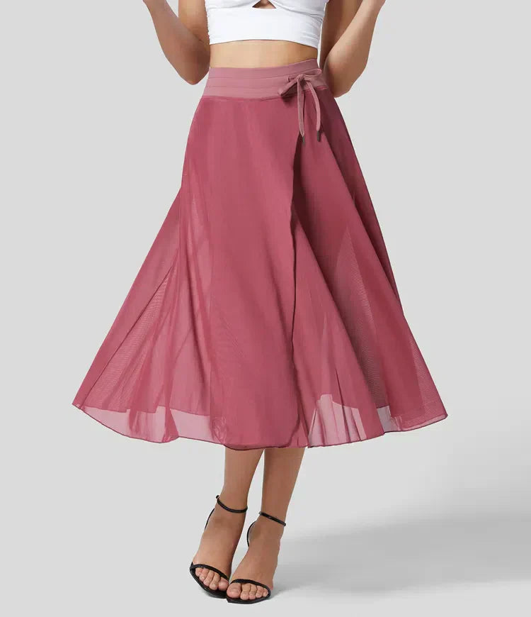 2-in-1 high-waisted tulle skirt