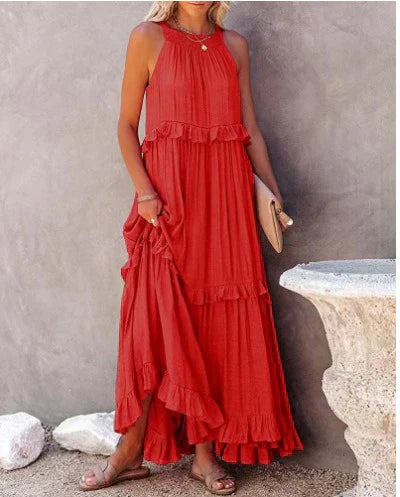 Valenzora | Beach dresses with ruffles