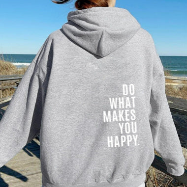 Valenzora | Women's Hoodie - Motivational Print Casual Pullover