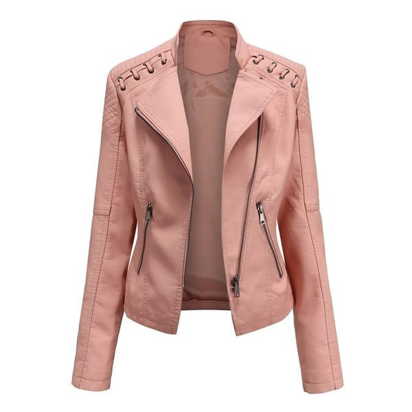 Valenzora | Washed lambskin leather jacket