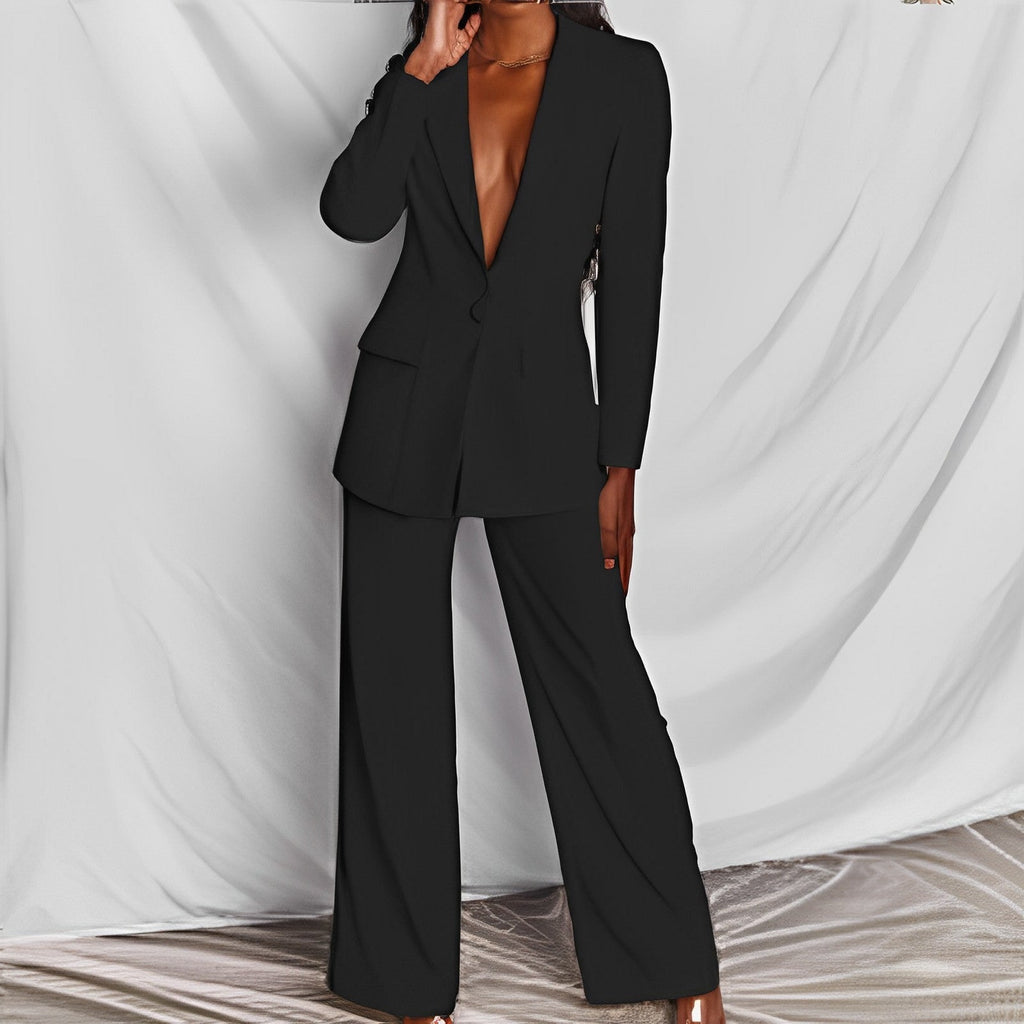Valenzora | Elegant women's suit with long sleeves and trousers