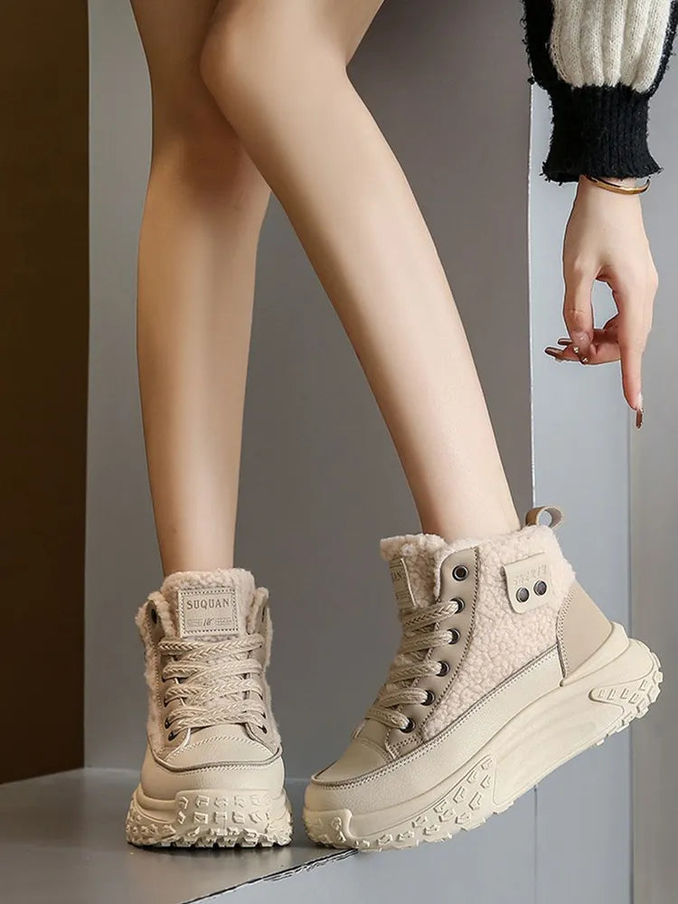 Valenzora | Women's Snow Boots with Thick, Warm Sole