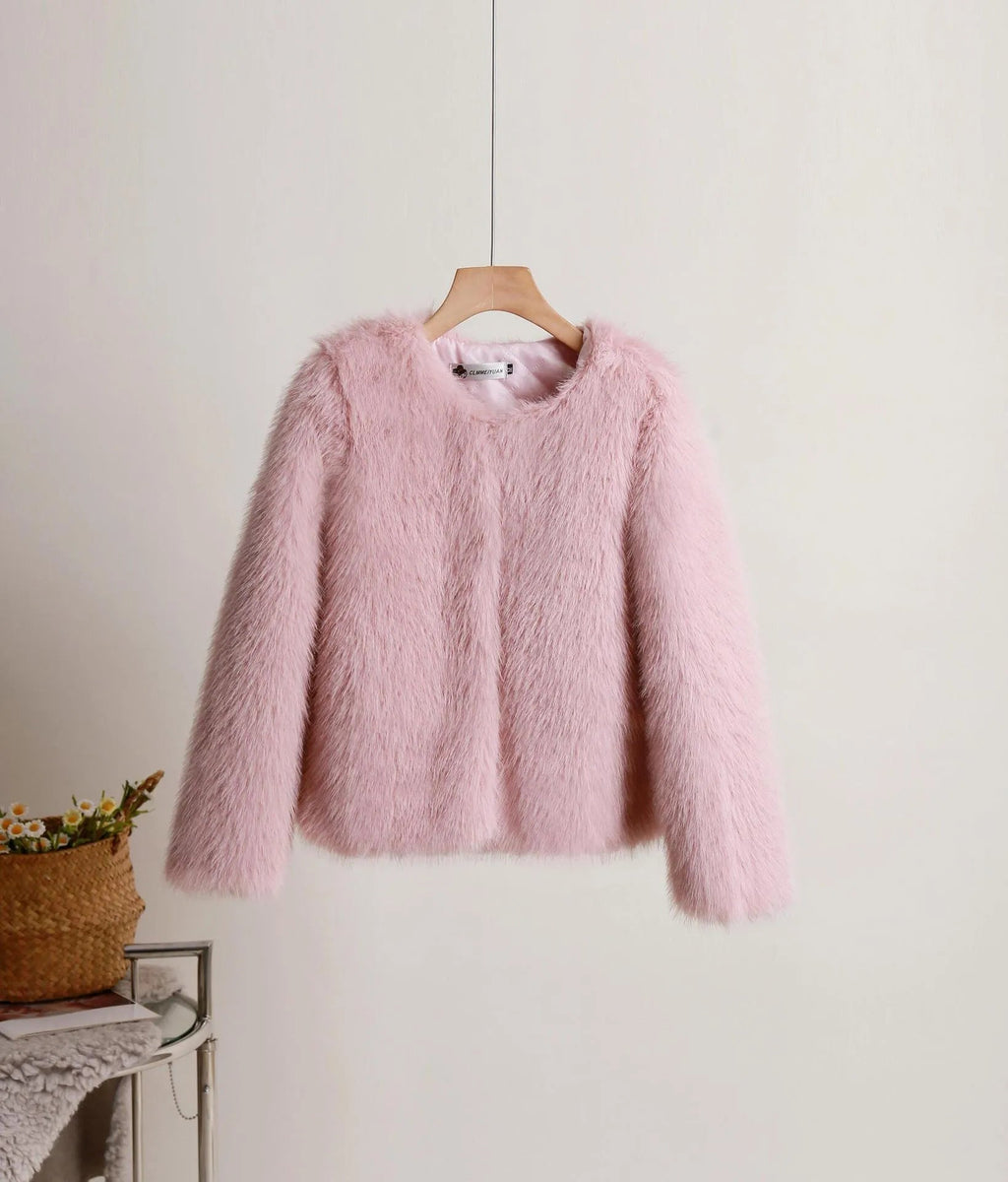 Valenzora | Solid Color Short Coat for Women