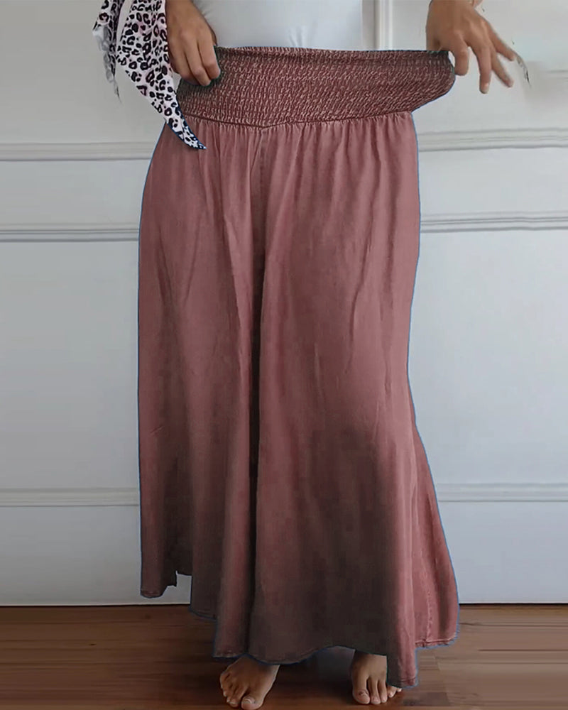 Valenzora | Hose mit elastischem Bund und weitem Bein