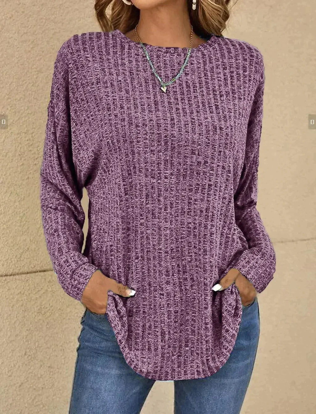 Amara™ - Relaxed textured sweater