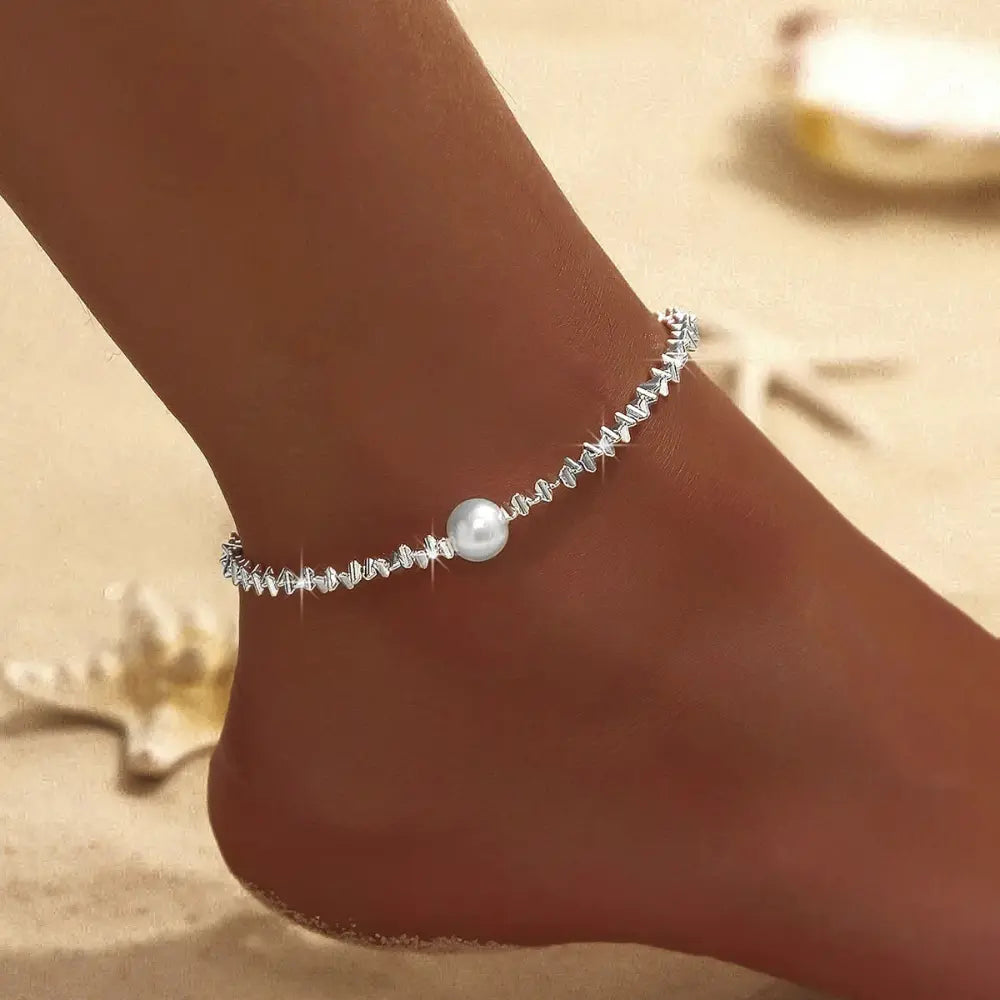 Valenzora | Gold/silver anklet for women