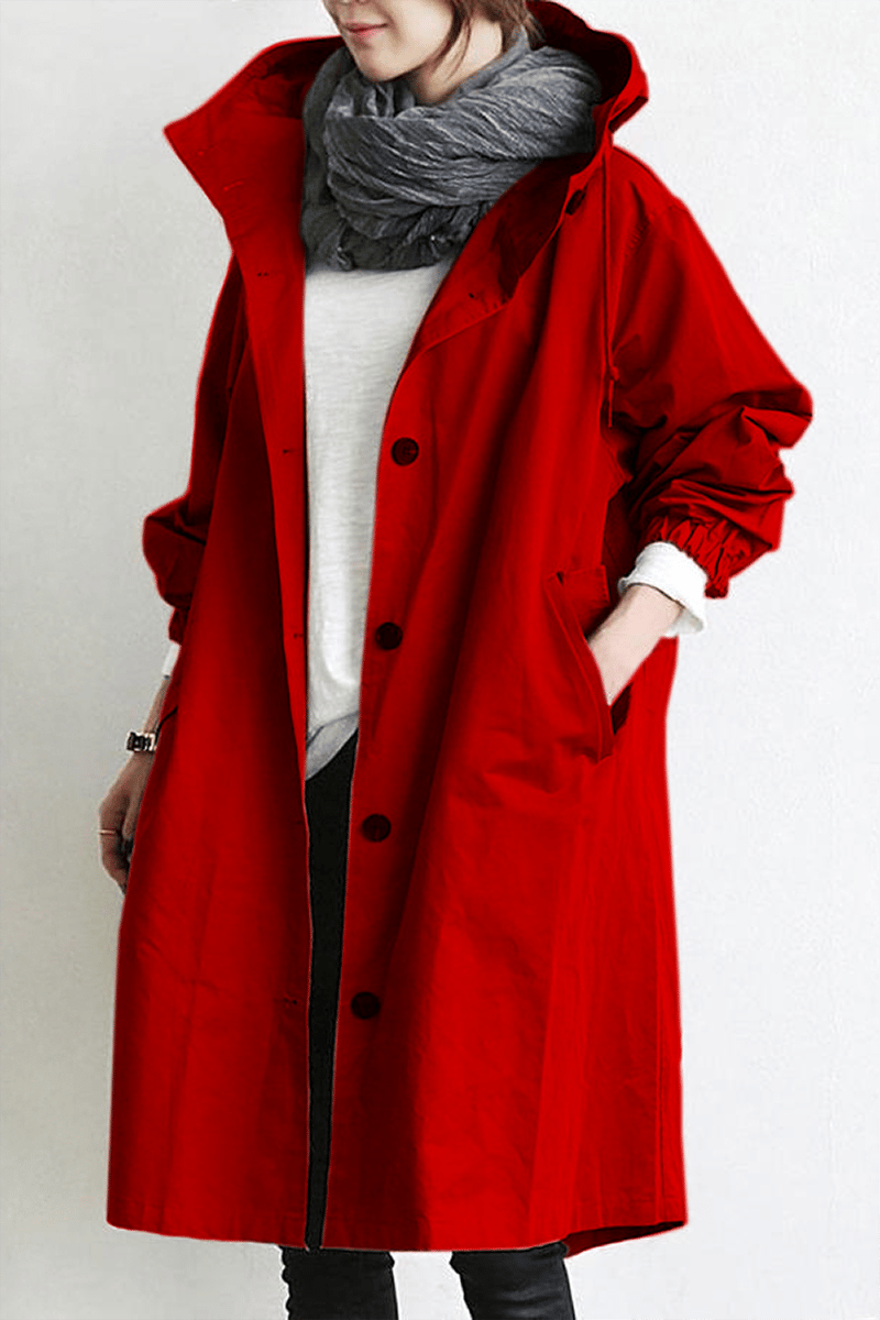 Valenzora | Women's hooded trench coat