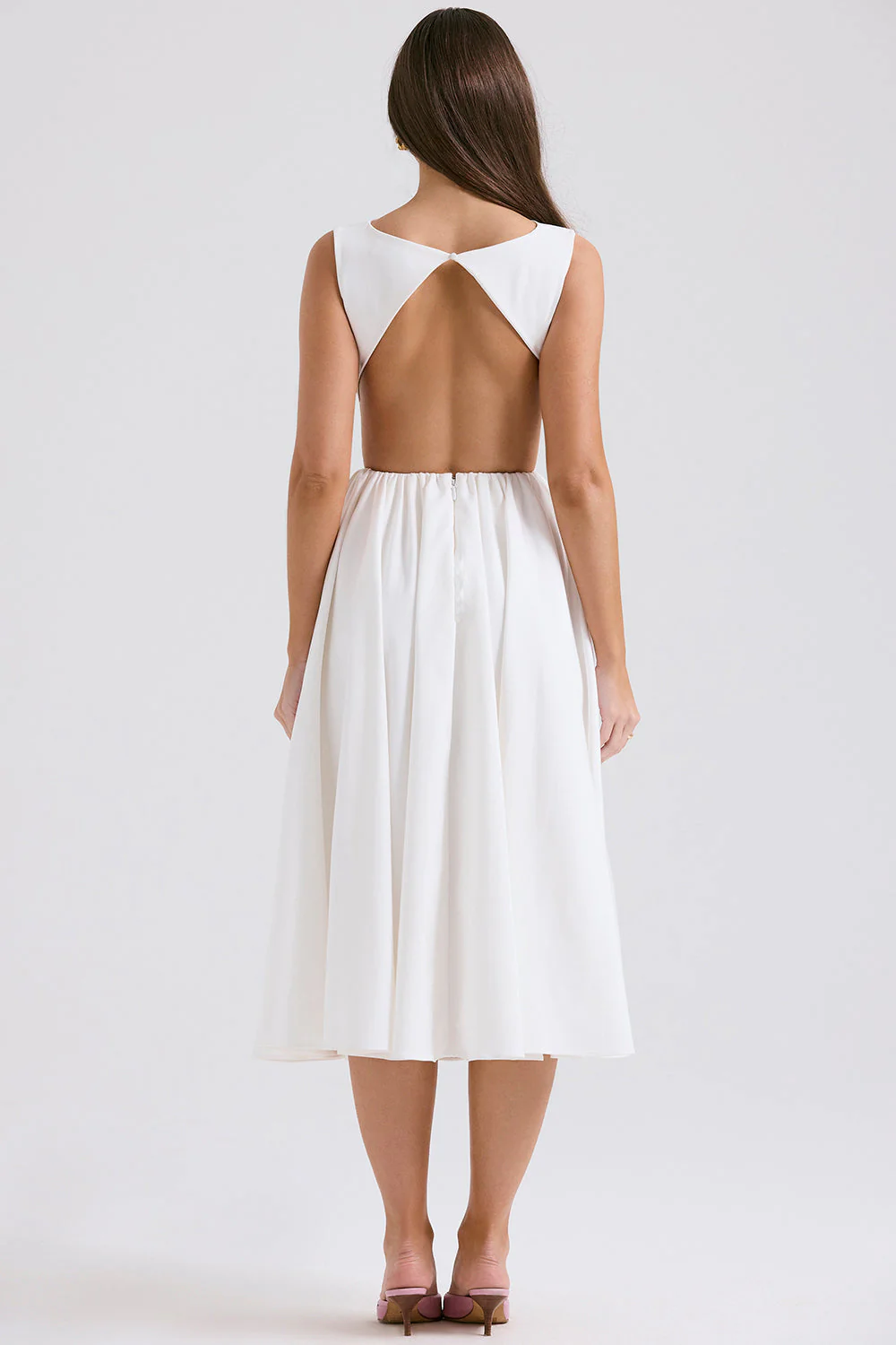 Midi dress | Chic cut-out design