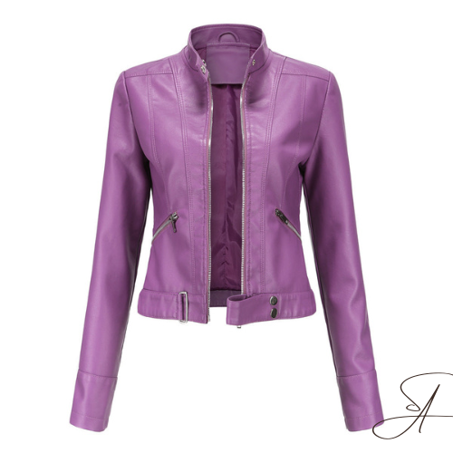 Valenzora | Elegant leather jacket
