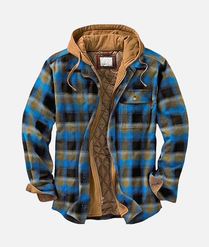 Valenzora | Checkered jacket with hood