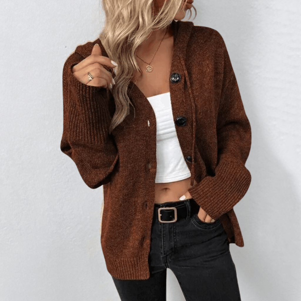 Valenzora | Leichte Strickjacke für Damen mit Knöpfen