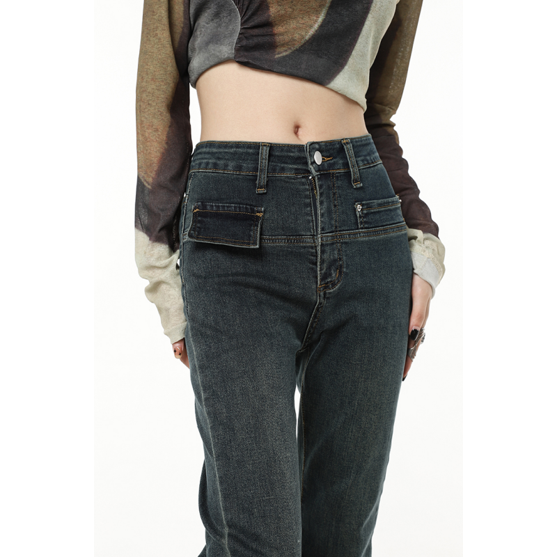 Valenzora | Black vintage jeans for women