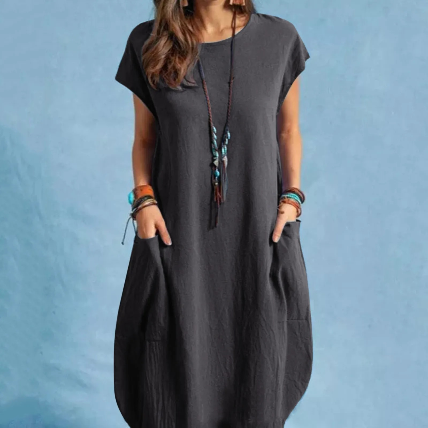 Valenzora | Comfortable linen dress