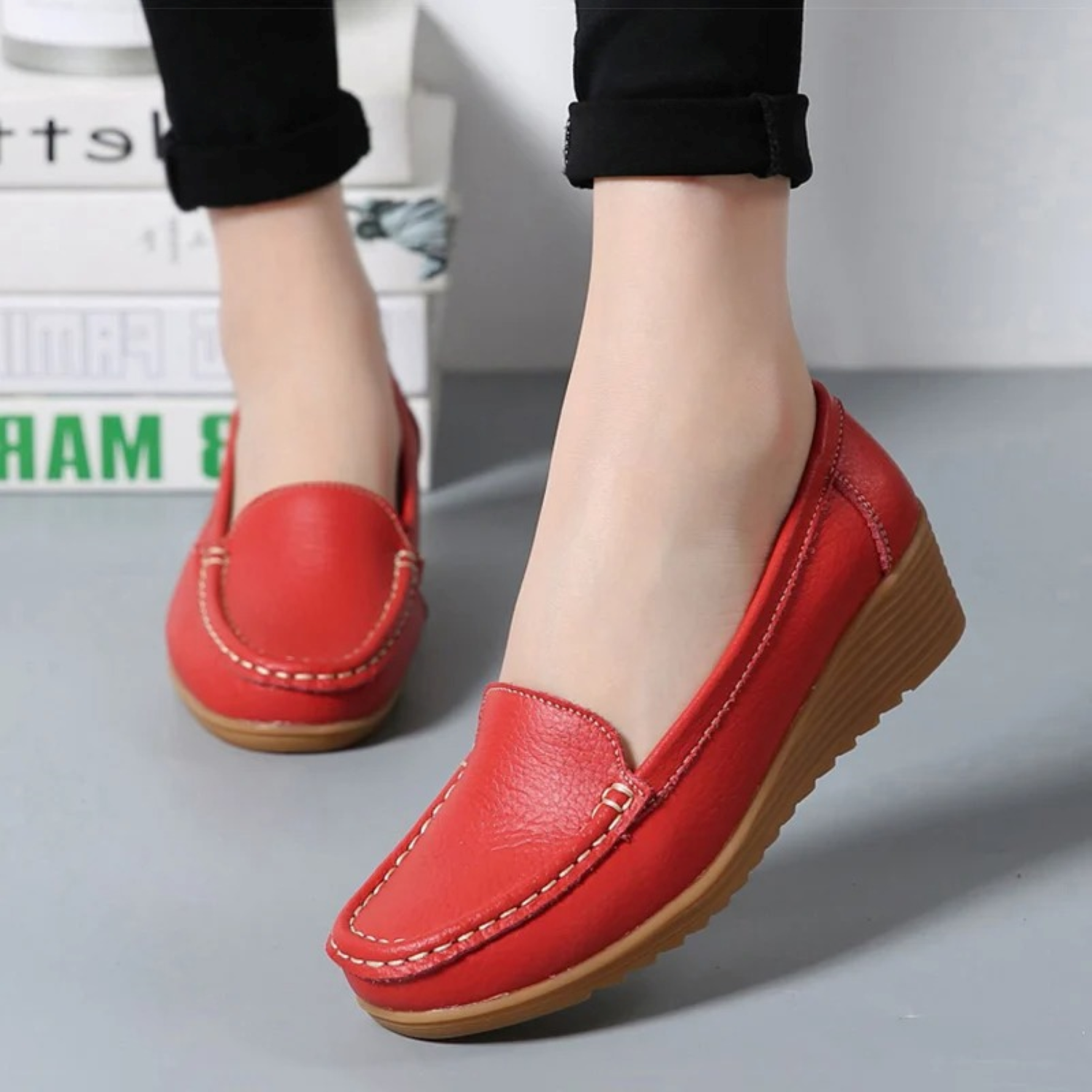Valenzora – Women's moccasin slip-on style loafers